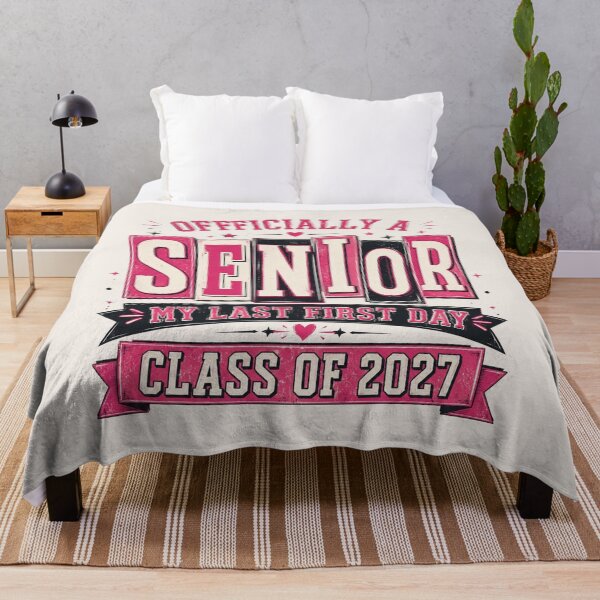 Item preview, Officially A Senior, My Last First Day, Class of 2027, Graduation Gift, End Of School designed and sold by Sprinkle12345.