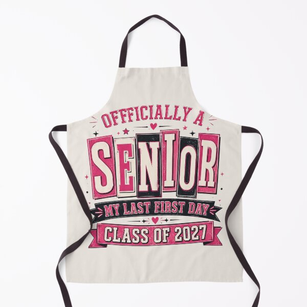 Item preview, Officially A Senior, My Last First Day, Class of 2027, Graduation Gift, End Of School designed and sold by Sprinkle12345.