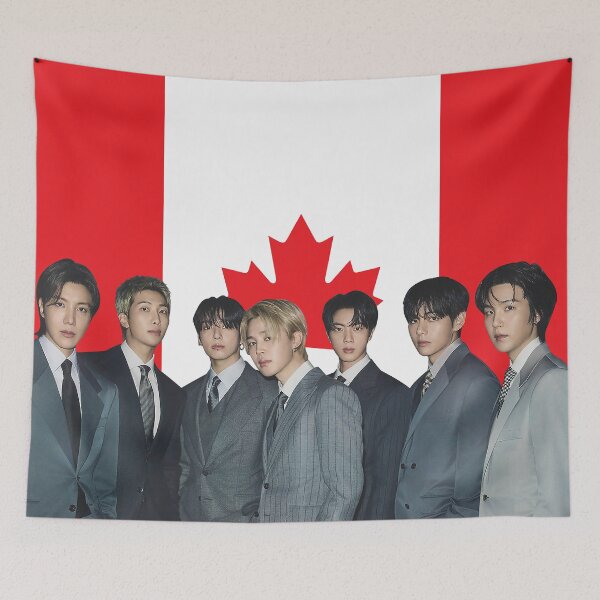 Item preview, BTS CANADA - Perfect Tapestry Banner (ARIRANG) designed and sold by YOSHFRIDAYS.