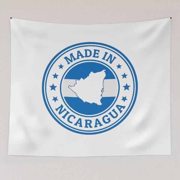 Item preview, Made in Nicaragua | Latino Pride Sticker designed and sold by StudioBase.