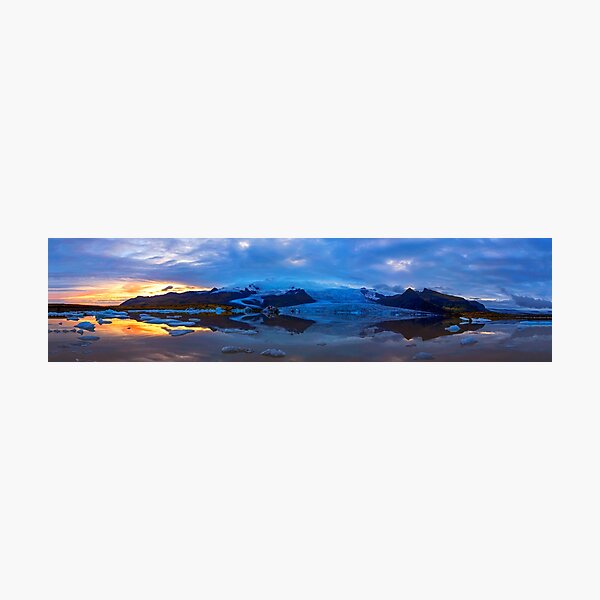 Item preview, Fjallsarlon Panorama Iceland designed and sold by Adrian Alford Photography.