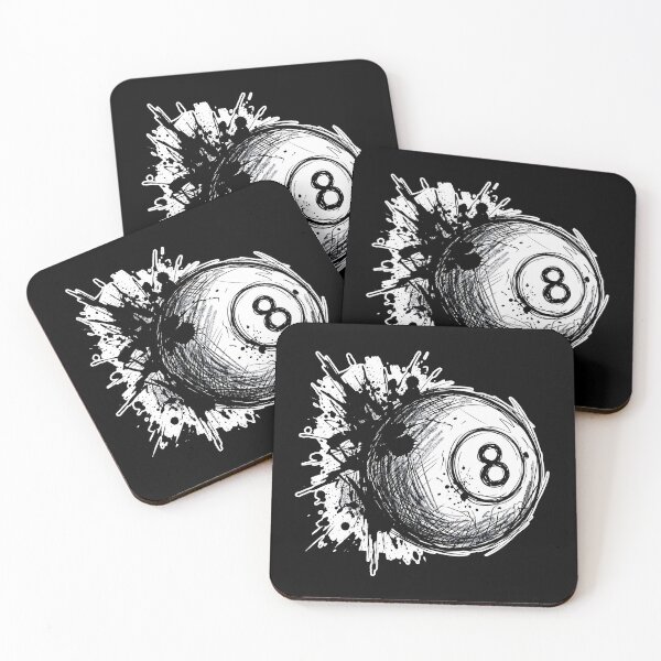 Item preview, Artistic eight ball illustration designed and sold by Z-RankCUSTOMS.