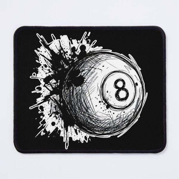 Item preview, Artistic eight ball illustration designed and sold by Z-RankCUSTOMS.