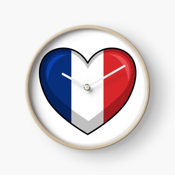 Item preview, France Flag Heart Tricolor Vector Emblem designed and sold by Anne97s.