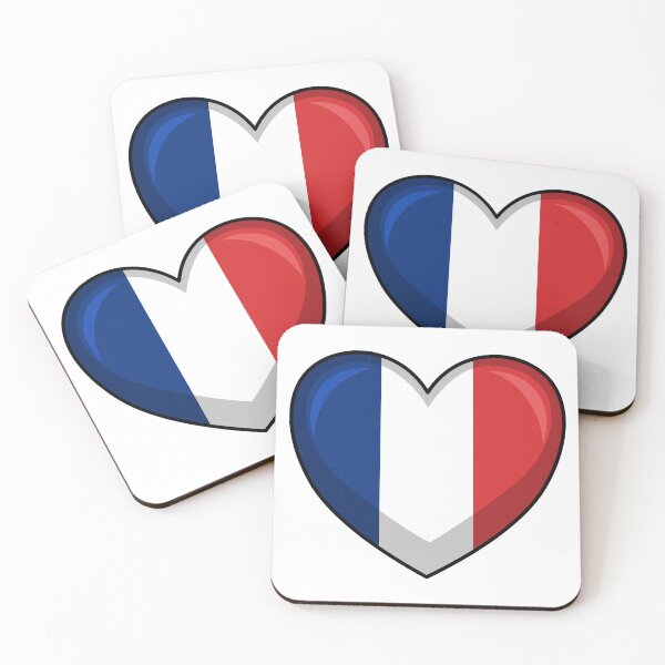 Item preview, France Flag Heart Tricolor Vector Emblem designed and sold by Anne97s.