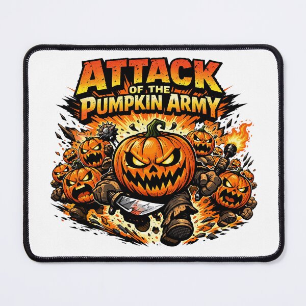 Item preview, Attack of the Pumpkin Army designed and sold by Fernhaven.