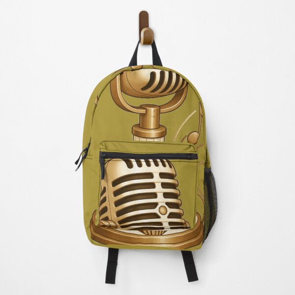 Item preview, Vintage Retro Microphone — Jazz Music Art Sticker designed and sold by NUFADE.