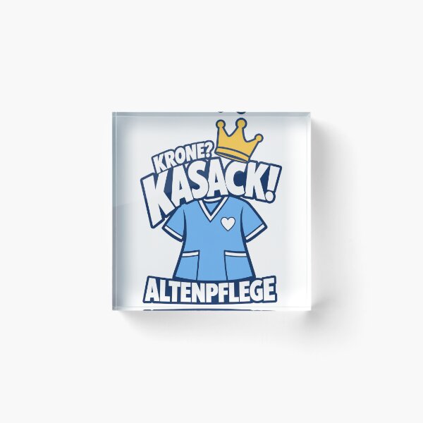 Artikelvorschau, Altenpflege KRONE KASACK Lustiger Pflegehumor entworfen und verkauft von pirminio.