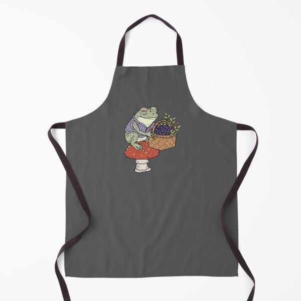 Item preview, Frog forager in Goblincore style designed and sold by LeshanArt.