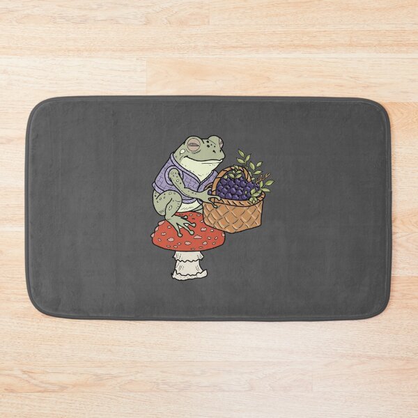 Item preview, Frog forager in Goblincore style designed and sold by LeshanArt.
