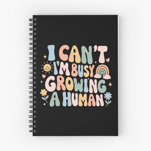 Item preview, I Can't I'm Busy Growing A Human Pregnancy Announcement Gift designed and sold by Blok45.