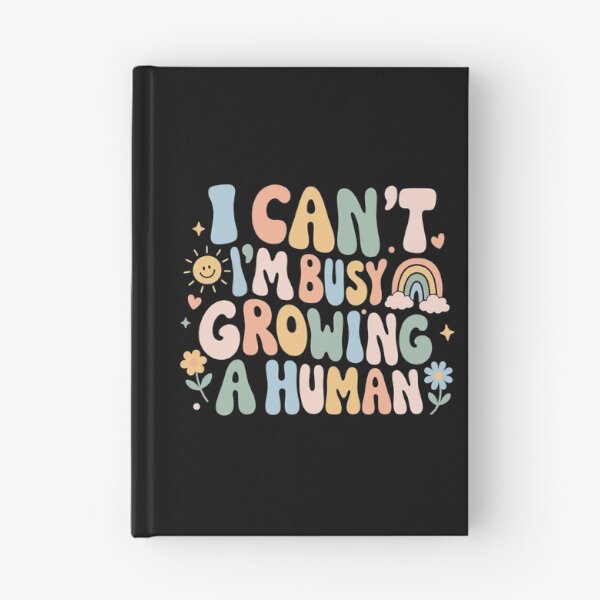 Item preview, I Can't I'm Busy Growing A Human Pregnancy Announcement Gift designed and sold by Blok45.