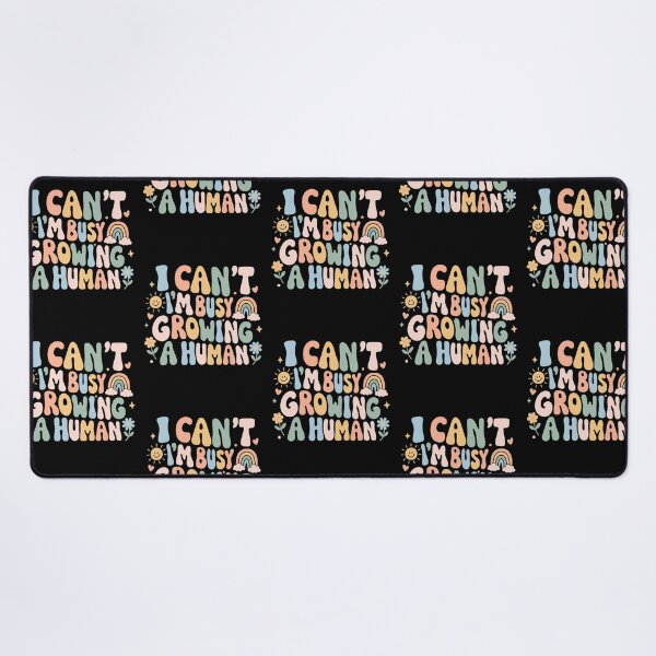Item preview, I Can't I'm Busy Growing A Human Pregnancy Announcement Gift designed and sold by Blok45.