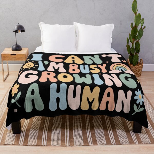 Item preview, I Can't I'm Busy Growing A Human Pregnancy Announcement Gift designed and sold by Blok45.