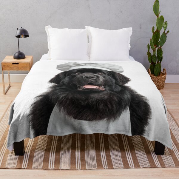Item preview, Funny Newfoundland Dog Chef Realistic Animal Cooking Humor Art designed and sold by LazyOwlStore.