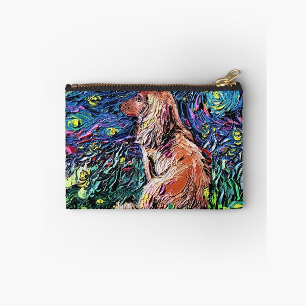 Item preview, Long Haired Brown Dachshund Night designed and sold by AjaTrier.