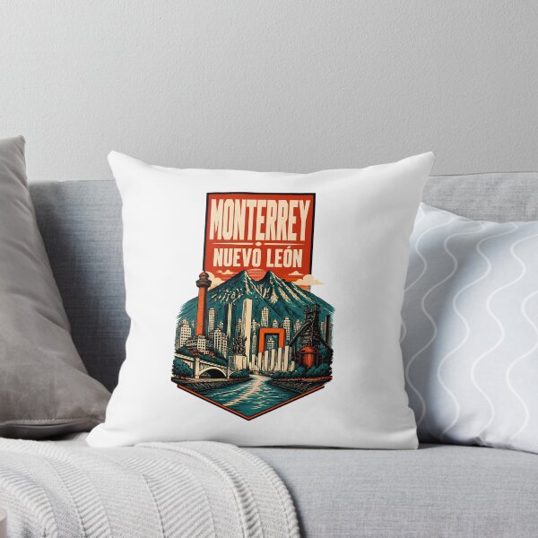 Item preview, Monterrey Nuevo Leon, Mexico Vintage Travel Tourism Art designed and sold by TravelersGems.