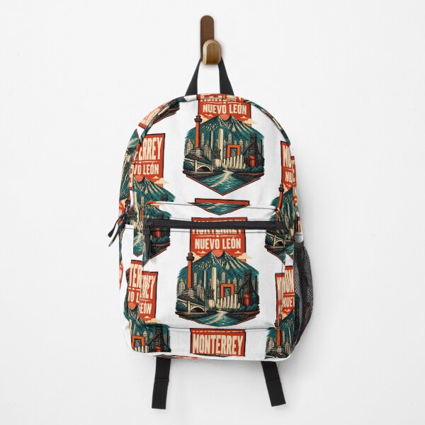 Item preview, Monterrey Nuevo Leon, Mexico Vintage Travel Tourism Art designed and sold by TravelersGems.