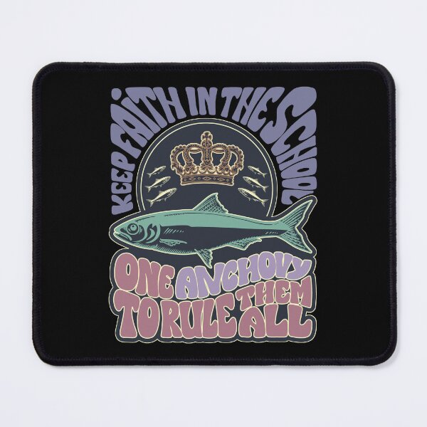 Item preview, One Anchovy To Rule Them All - Vintage 60s Psychedelic Fish - No Brand designed and sold by Alien-Theory.
