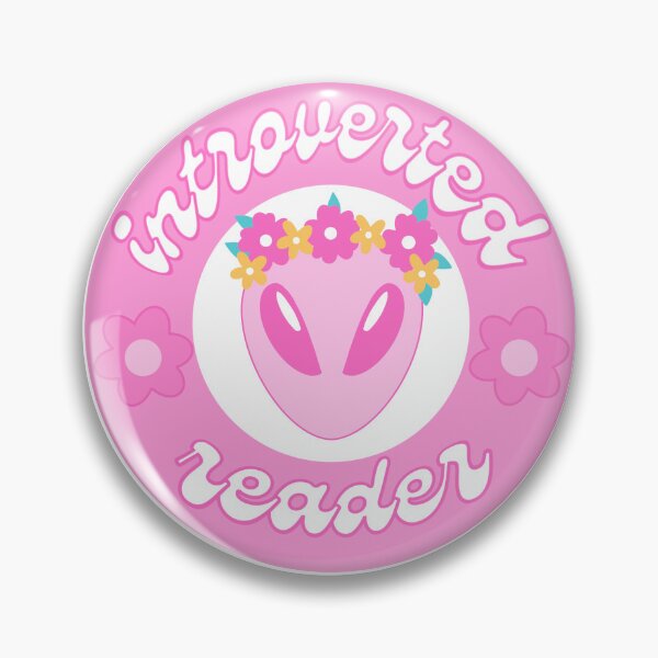 Item preview, Introverted reader pink alien  designed and sold by RavenAMarie .