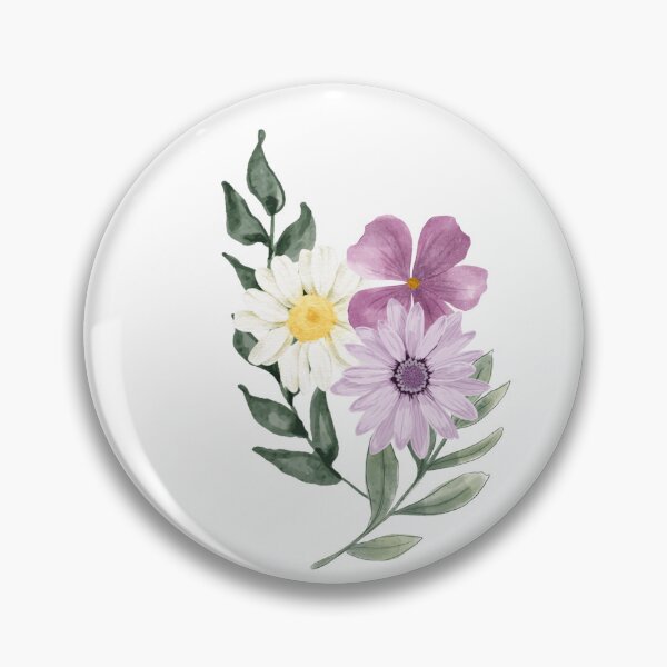 Item preview, Watercolor Floral Bouquet Wildflowers designed and sold by DreamyBrushArt.