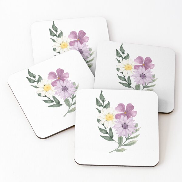 Item preview, Watercolor Floral Bouquet Wildflowers designed and sold by DreamyBrushArt.