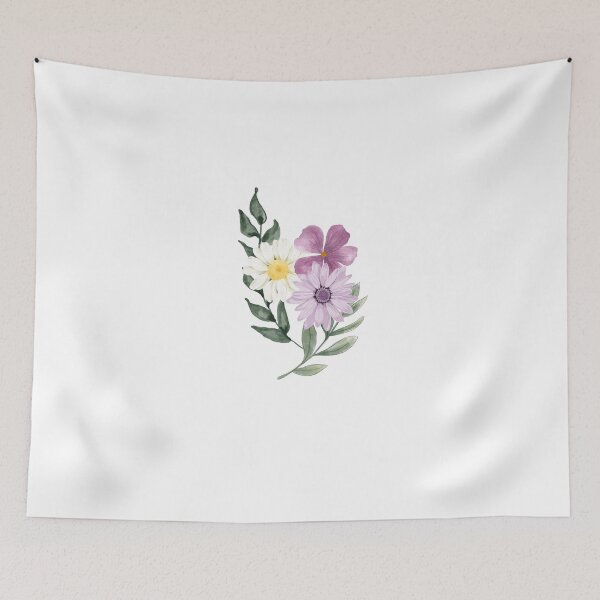 Item preview, Watercolor Floral Bouquet Wildflowers designed and sold by DreamyBrushArt.