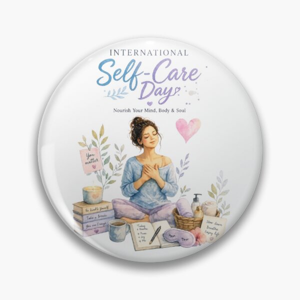 Item preview, International Self-Care Day – Take Care of You | Mental Health & Wellness Design designed and sold by Wiley Doreen.