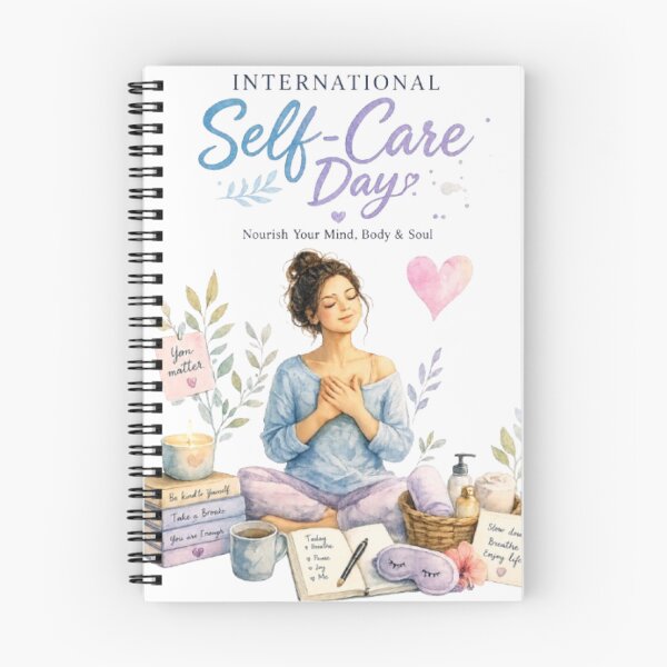Item preview, International Self-Care Day – Take Care of You | Mental Health & Wellness Design designed and sold by Wiley Doreen.