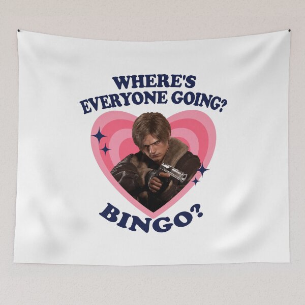 Item preview, Leon Where's Everyone Going? Bingo? designed and sold by CoquetteGoose.