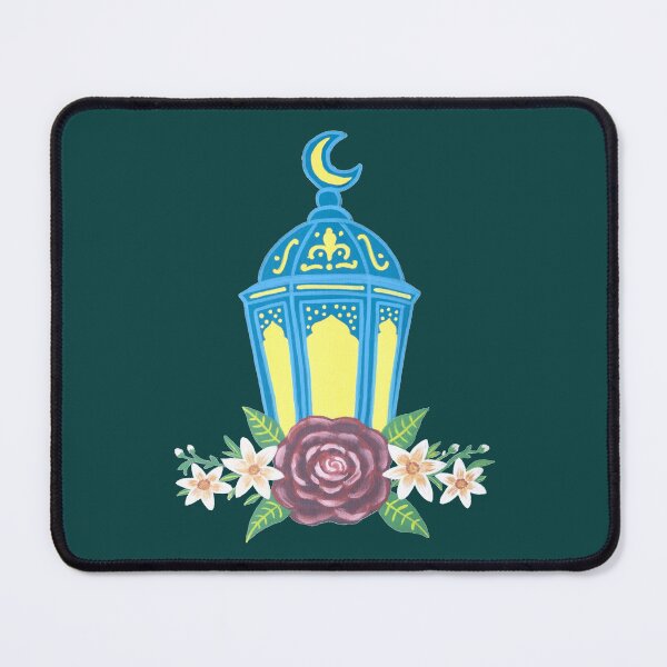 Item preview, Blue Lantern With Red Rose designed and sold by ARTIFIED.BY.FRIENDSHIP.
