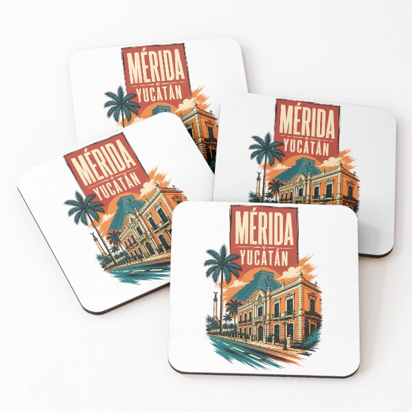 Item preview, Mérida Yucatán, Mexico Vintage Travel Tourism Art designed and sold by TravelersGems.