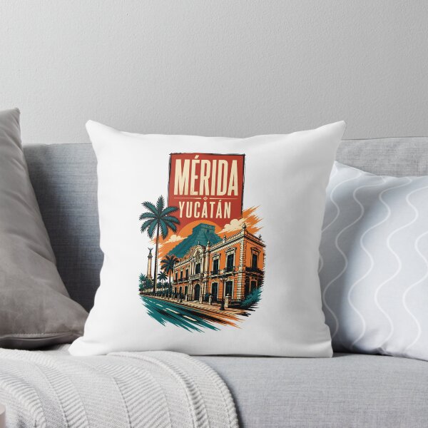 Item preview, Mérida Yucatán, Mexico Vintage Travel Tourism Art designed and sold by TravelersGems.