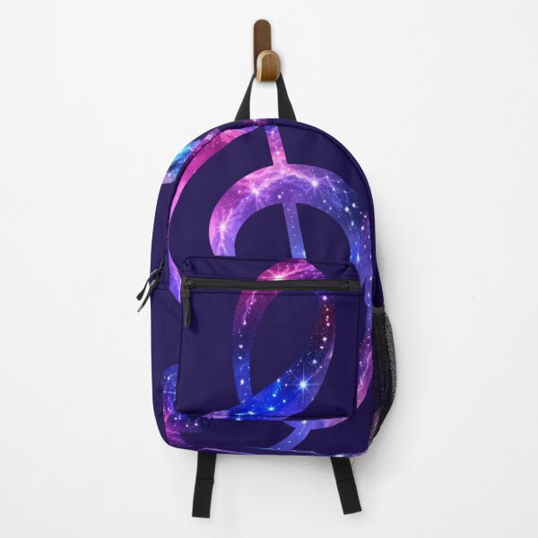 Item preview, Galaxy Music Note — Cosmic Treble Clef Sticker designed and sold by NUFADE.