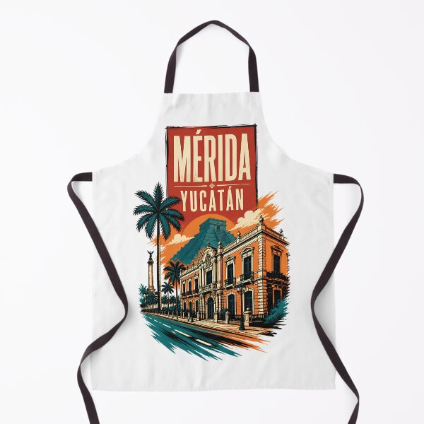 Item preview, Mérida Yucatán, Mexico Vintage Travel Tourism Art designed and sold by TravelersGems.
