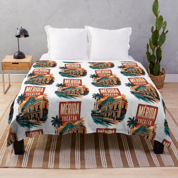 Item preview, Mérida Yucatán, Mexico Vintage Travel Tourism Art designed and sold by TravelersGems.
