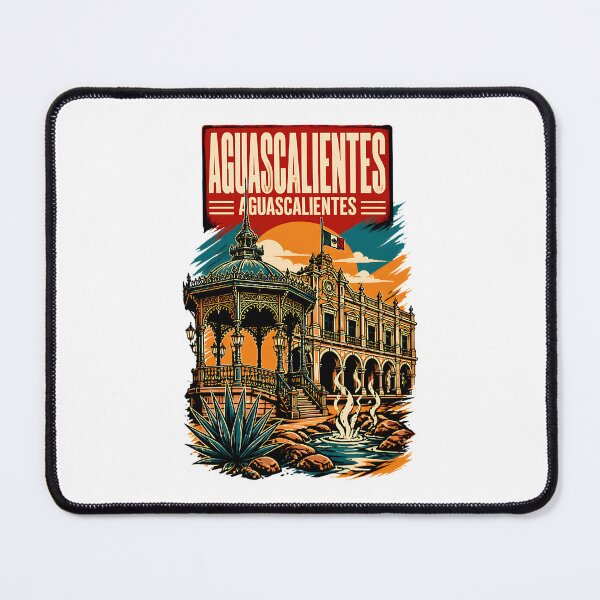 Item preview, Aguascalientes Aguascalientes, Mexico Vintage Travel Tourism Art designed and sold by TravelersGems.