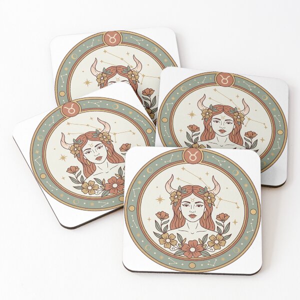 Item preview, Taurus Goddess — Boho Celestial Star Sign Illustration designed and sold by JuanmaLW.