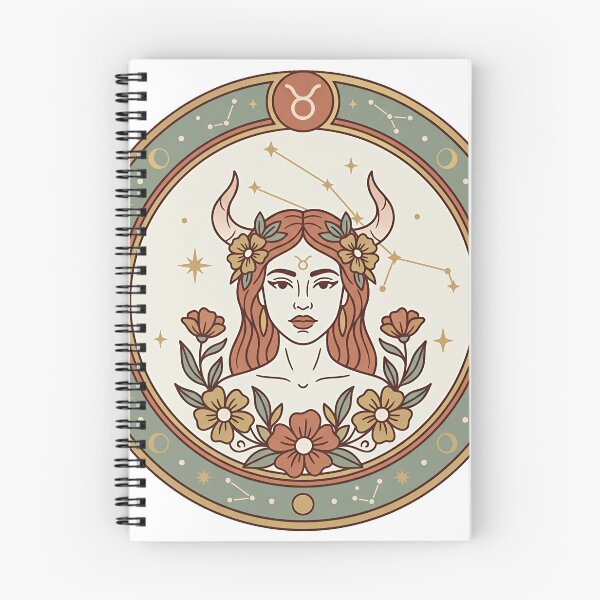 Item preview, Taurus Goddess — Boho Celestial Star Sign Illustration designed and sold by JuanmaLW.
