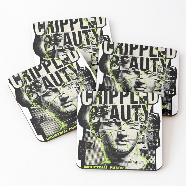 Item preview, Crippled Beauty Industrial Chaos Grunge Poster designed and sold by Zyro Craft.