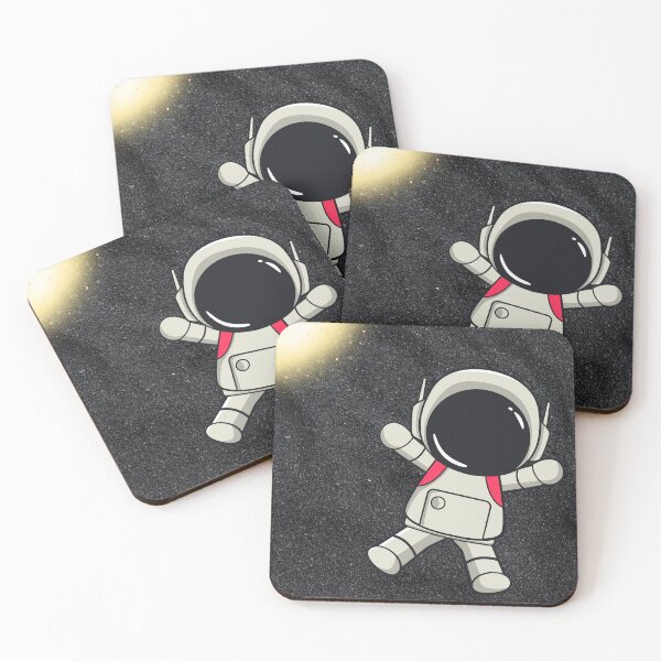 Item preview, Cute Chibi Astronaut Floating in Space Cute Cosmic Illustration designed and sold by ranivibes008.