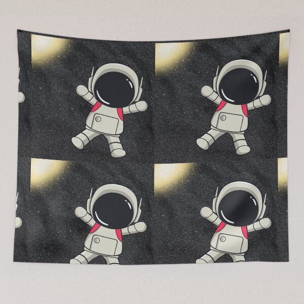 Item preview, Cute Chibi Astronaut Floating in Space Cute Cosmic Illustration designed and sold by ranivibes008.