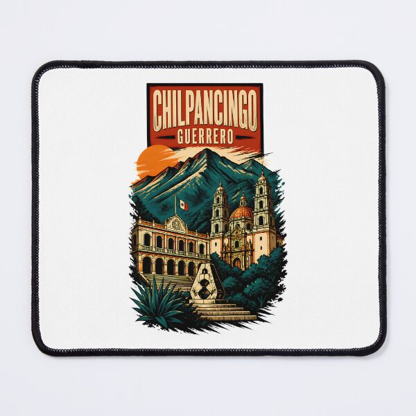 Item preview, Chilpancingo Guerrero, Mexico Vintage Travel Tourism Art designed and sold by TravelersGems.