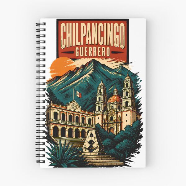 Item preview, Chilpancingo Guerrero, Mexico Vintage Travel Tourism Art designed and sold by TravelersGems.