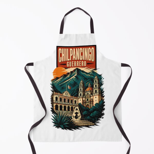Item preview, Chilpancingo Guerrero, Mexico Vintage Travel Tourism Art designed and sold by TravelersGems.