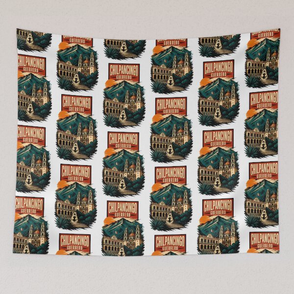 Item preview, Chilpancingo Guerrero, Mexico Vintage Travel Tourism Art designed and sold by TravelersGems.
