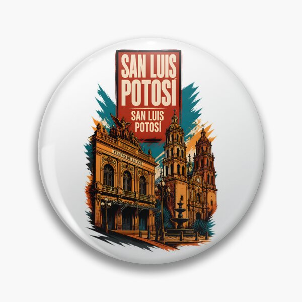 Item preview, San Luis Potosi, Mexico Vintage Travel Tourism Art designed and sold by TravelersGems.