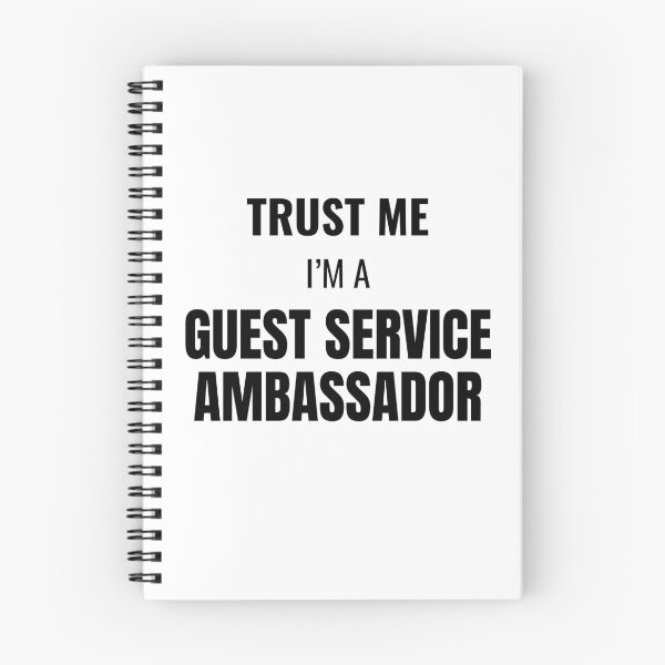 Item preview, Trust Me I'm a Guest Service Ambassador (Black) designed and sold by ShipCrewNation.