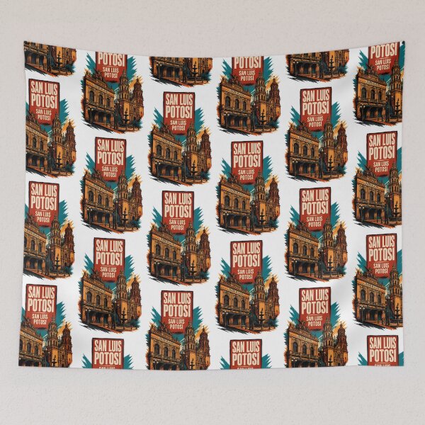 Item preview, San Luis Potosi, Mexico Vintage Travel Tourism Art designed and sold by TravelersGems.