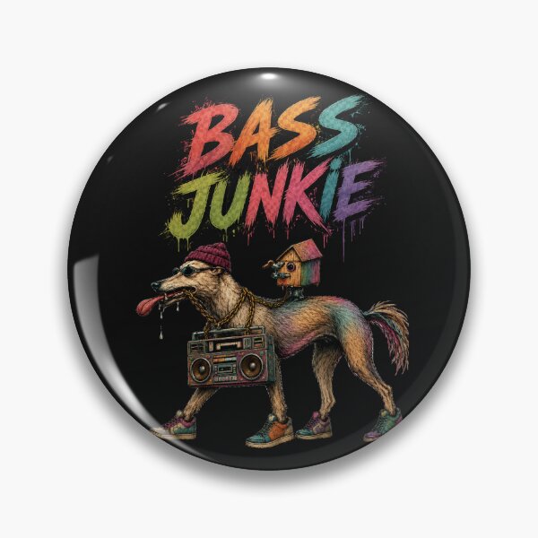 Item preview, Bass Junkie  dog designed and sold by DAX4ART.